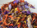 Dried Herbal Blend, 50/50 Blue Lotus, Nymphaea caerulea, Klip Dagga, Leonotis nepetifolia, for sale from Schmerbals Herbals