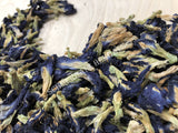 Dried Butterfly Pea Whole Flower, Clitoria ternatea, for Sale from Schmerbals Herbals