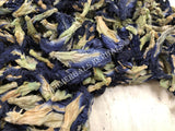 Dried Butterfly Pea Whole Flower, Clitoria ternatea, for Sale from Schmerbals Herbals