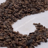 Dried Fair Trade Roasted Cacao Nibs, Theobroma cacao, for Sale from Schmerbals Herbals