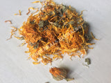 Dried Whole Flower Calendula, Calendula officinalis, for Sale from Schmerbals Herbals