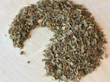 Dried Gotu Kola Leaf and Wild-Crafted Leaf, Centella asiatica, for Sale from Schmerbals Herbals