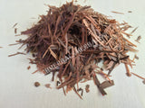 Dried Wild Crafted Shredded Pau d'arco Bark, Tabebuia impetiginosa, for Sale from Schmerbals Herbals