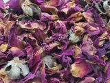 Dried Red Rose Buds and Petals, Rosa canina, for Sale from Schmerbals Herbals