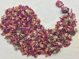 Dried Red Rose Buds and Petals, Rosa canina, for Sale from Schmerbals Herbals