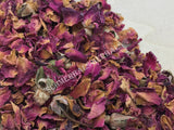 Dried Red Rose Buds and Petals, Rosa canina, for Sale from Schmerbals Herbals