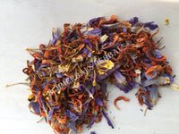 Dried Herbal Blend, 50/50 Blue Lotus, Nymphaea caerulea, Klip Dagga, Leonotis nepetifolia, for sale from Schmerbals Herbals