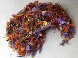 Dried Herbal Blend, 50/50 Blue Lotus, Nymphaea caerulea, Klip Dagga, Leonotis nepetifolia, for sale from Schmerbals Herbals