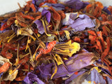 Dried Herbal Blend, 50/50 Blue Lotus, Nymphaea caerulea, Klip Dagga, Leonotis nepetifolia, for sale from Schmerbals Herbals