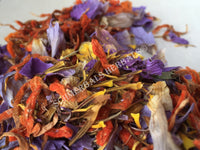 Dried Herbal Blend, 50/50 Blue Lotus, Nymphaea caerulea, Klip Dagga, Leonotis nepetifolia, for sale from Schmerbals Herbals
