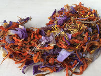 Dried Herbal Blend, 50/50 Blue Lotus, Nymphaea caerulea, Klip Dagga, Leonotis nepetifolia, for sale from Schmerbals Herbals