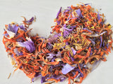 Dried Herbal Blend, 50/50 Blue Lotus, Nymphaea caerulea, Klip Dagga, Leonotis nepetifolia, for sale from Schmerbals Herbals