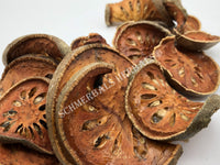 Dried Bael Fruit Slices, Aegle marmelos, For Sale From Schmerbals Herbals