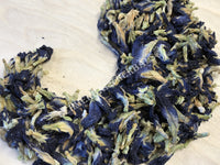 1 kg All Natural Dried Butterfly Pea Whole Flower, Clitoria ternatea, Wholesale from Schmerbals Herbals