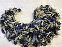 1 kg All Natural Dried Butterfly Pea Whole Flower, Clitoria ternatea, Wholesale from Schmerbals Herbals