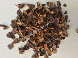 Dried Chopped Carob Bean Pods, Ceratonia siliqua, for Sale from Schmerbals Herbals