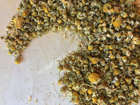 Dried German Chamomile, Matricaria recutita, for Sale from Schmerbals Herbals