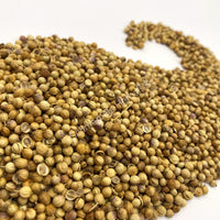 Whole coriander seeds, Coriandrum sativum for sale from Schmerbals Herbals, Cilantro seeds