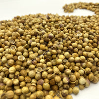 Whole coriander seeds, Coriandrum sativum for sale from Schmerbals Herbals, Cilantro seeds