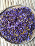 Dried All Natural Blue Lotus Pure Petals and Stamens, Nymphaea caerulea, Deep Purple Thai ~ for Sale from Schmerbals Herbals