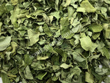 Dried Drumstick Tree Crushed Leaves, Moringa oleifera, for Sale from Schmerbals Herbals