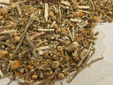 Dried Feverfew Herb, Tanacetum parthenium, for Sale from Schmerbals Herbals