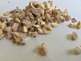 Dried Chopped Ginger Root, Zingiber officinale, for Sale from Schmerbals Herbals