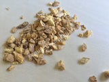 Dried Chopped Ginger Root, Zingiber officinale, for Sale from Schmerbals Herbals
