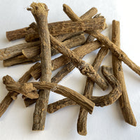 Dried Licorice Root Chewing Sticks, Glycyrrhiza glabra ~ for Sale from Schmerbals Herbals