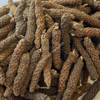 Dried Long Pepper Fruit, Piper longum ~ For Sale From Schmerbals Herbals