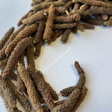 Dried Long Pepper Fruit, Piper longum ~ For Sale From Schmerbals Herbals