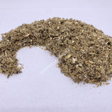 Dried Mugwort, cut and sifted, Artemisia vulgaris ~ for sale from Schmerbals Herbals