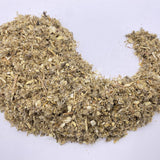 Dried Organic Mugwort, cut and sifted, Artemisia vulgaris ~ for sale from Schmerbals Herbals