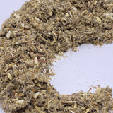 Dried Organic Mugwort, cut and sifted, Artemisia vulgaris ~ for sale from Schmerbals Herbals