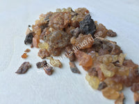 Dried Myrrh Gum Grade A+ Pieces, Commiphora molmol, for Sale from Schmerbals Herbals