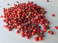 Dried Whole Pink Peppercorn, Schinus terebinthifolius, for Sale from Schmerbals Herbals