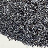 Organic Poppy Seeds, Papaver somniferum for sale from Schmerbals Herbals, washed culinary bread seed