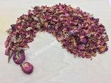 Dried Red Rose Buds and Petals, Rosa canina, for Sale from Schmerbals Herbals