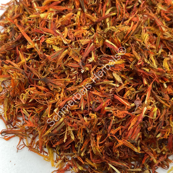 1 kg Dried All Natural Safflower Petals, Carthamus tinctorius, Wholesale from Schmerbals Herbals