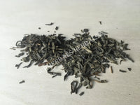 Dried Chun Mei Green Tea, Camellia sinensis, for Sale from Schmerbals Herbals