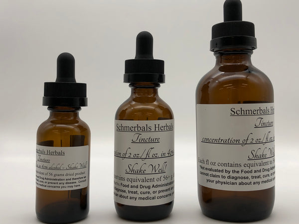 All Natural Wild Dagga, Leonotis leonurus, 2X Tincture in 40% Grain Neutral Spirits for Sale from Schmerbals Herbals