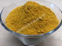 Dried All Natural Common Turmeric Rhizome Powder, Curcuma longa, for Sale from Schmerbals Herbals